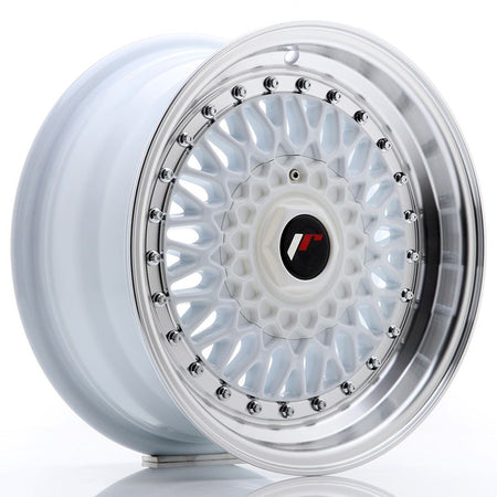JR Wheels JR9 15x7 ET20 4x100/4x108 White w/Machined Lip