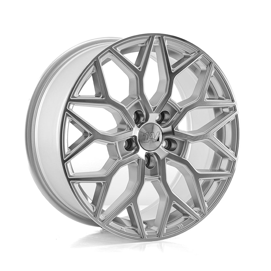1AV ZX12T 8.0x18 ET50 5x112 CB72.6 GLOSS SILVER & POLISHED