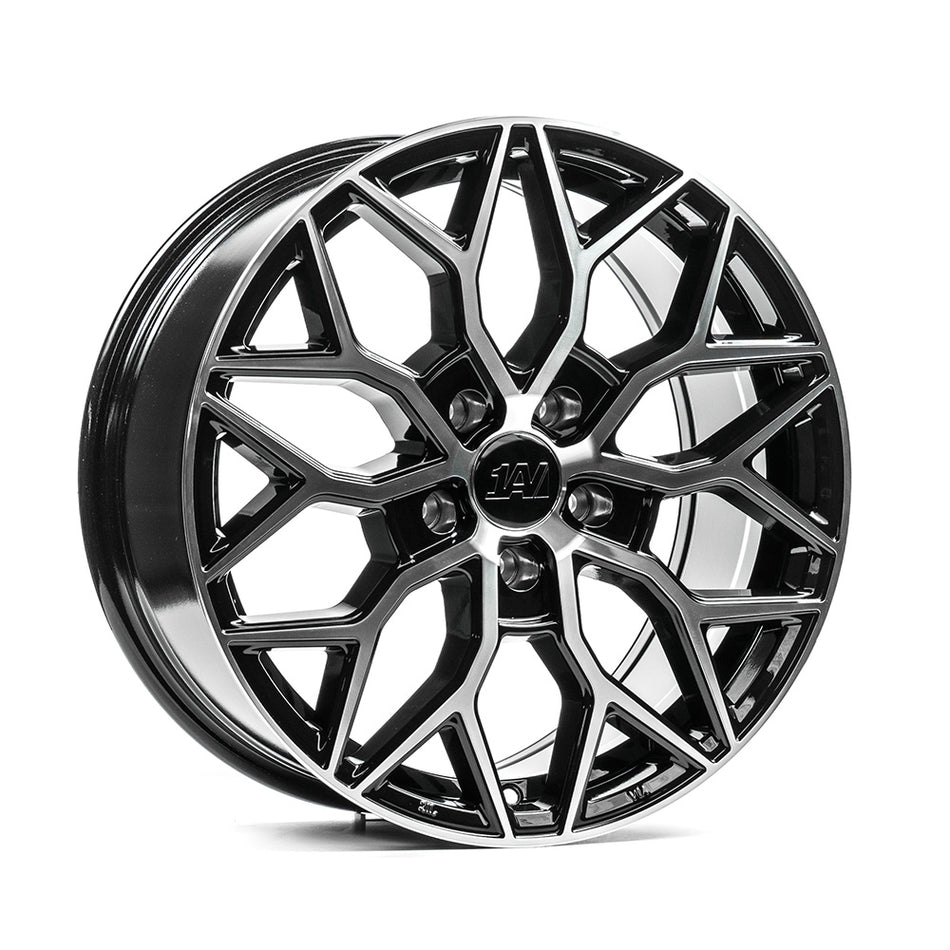 1AV ZX12T 8.0x18 ET40 5x112 CB72.6 GLOSS BLACK & POLISHED