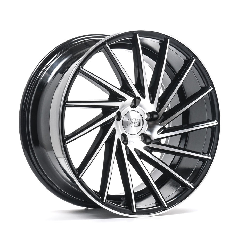 1AV ZX1 8.5x19 ET40 5x118 CB72.6 GLOSS BLACK & POLISHED