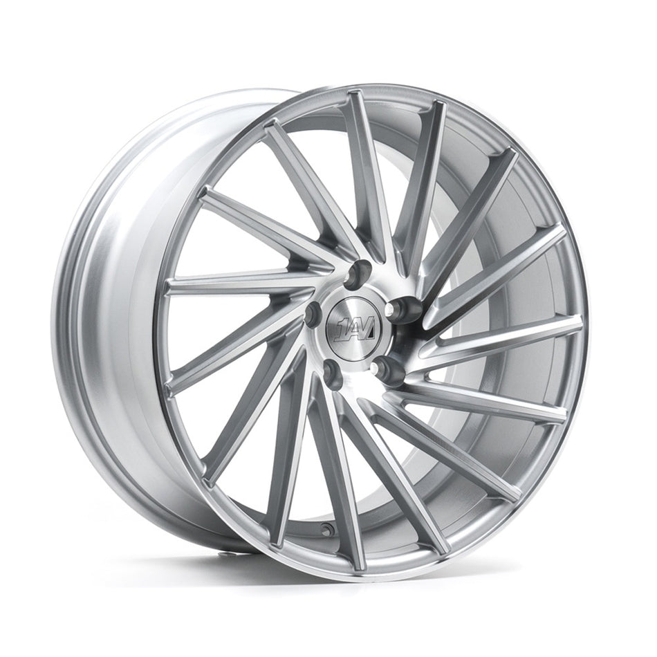 1AV ZX1 8.5x19 ET40 5x110 CB72.6 GLOSS SILVER & POLISHED