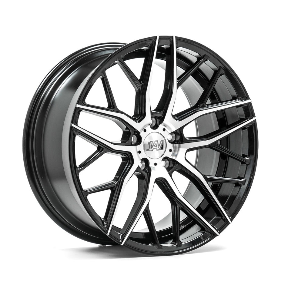 1AV ZX11 8.5x20 ET35 5x120 CB72.6 GLOSS BLACK & POLISHED