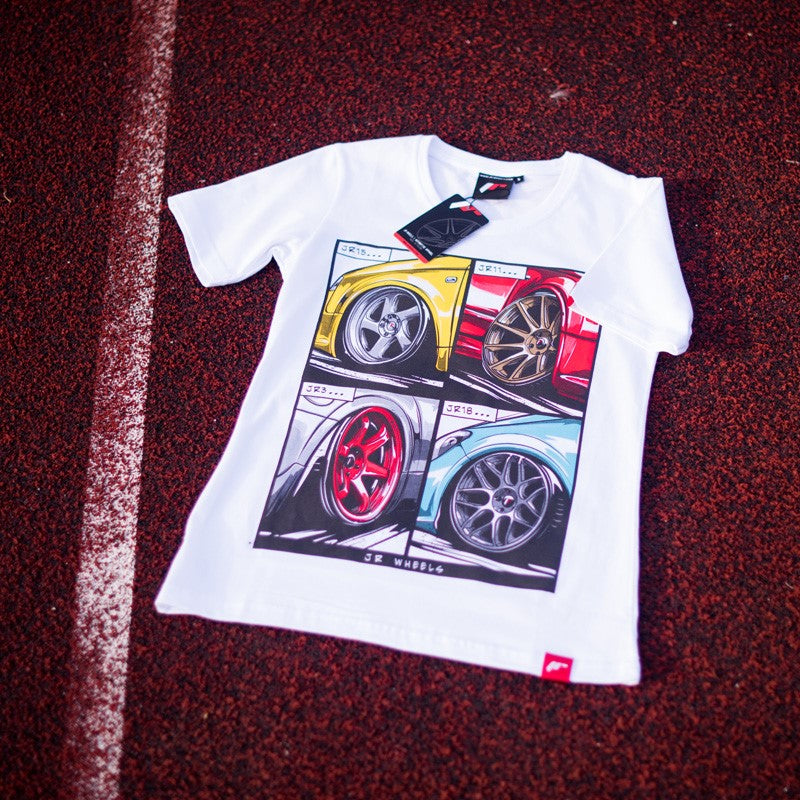 JR Women's T-Shirt MIX White