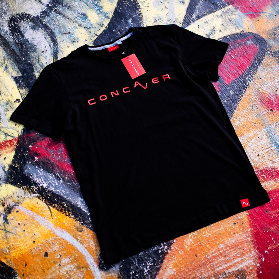 Concaver Men's T-Shirt Logo Black