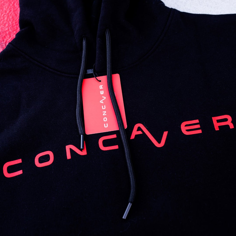 Concaver Unisex Hoodie Logo Black