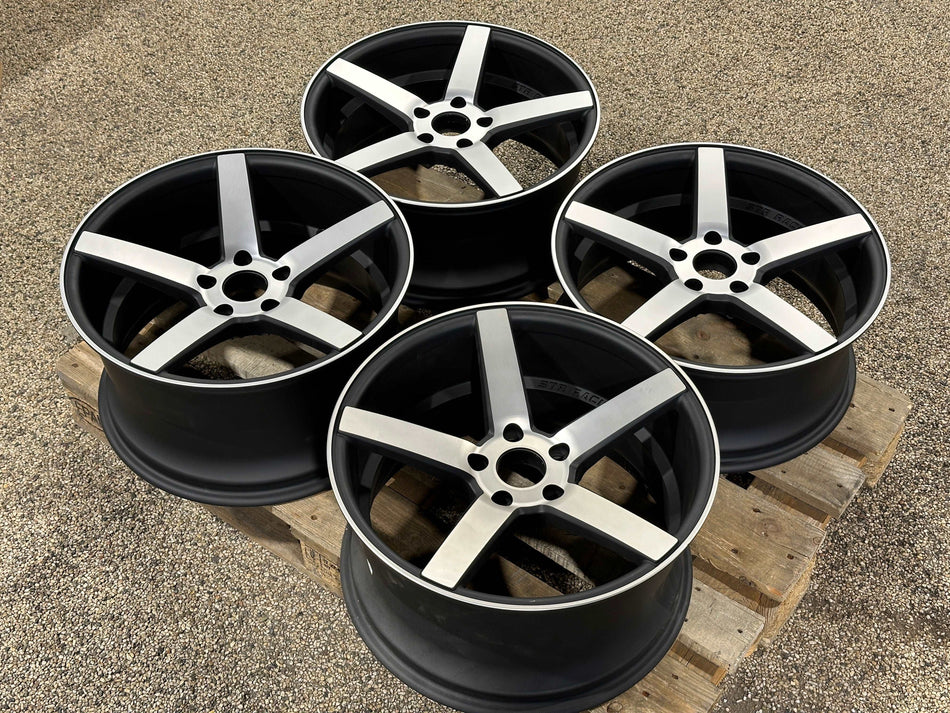 19” WZ55S Black/Diamond Cut Matte - 5x120