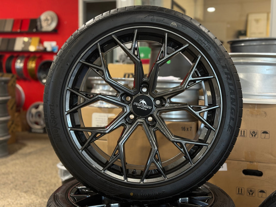 Forzza Titan 8,5X19 5X110 ET34 65,1 Dark Graphite / Triangle Effexsport TH202 245/40 R19