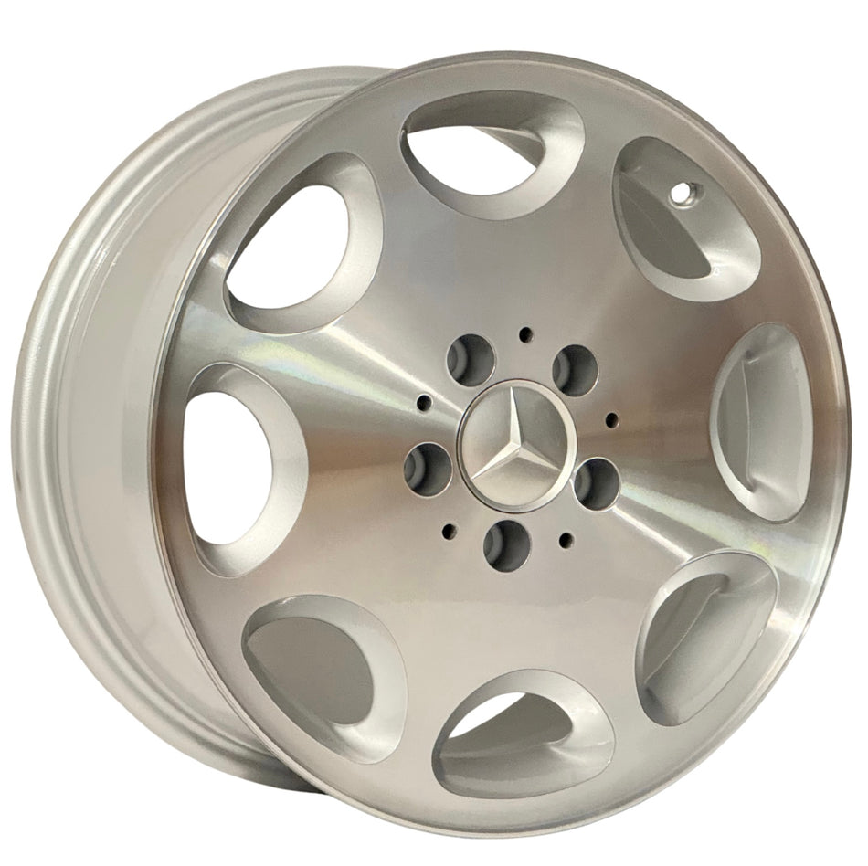 Genuine Mercedes Benz E Klass W124 2104010702 Silver / Polished