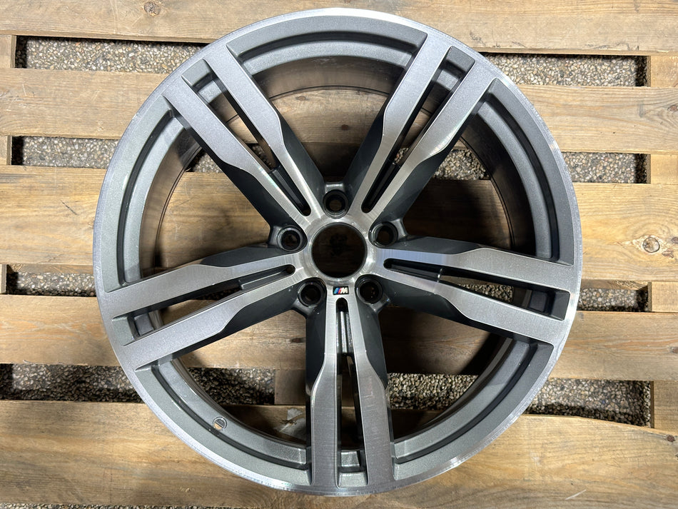 20” BMW X5 X6 Grey / Diamond Cut Kopia - 5x120