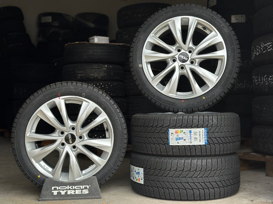 17" Volvo Komplett Vinterhjul Friktion - OXXO Oberon 5 Silver 225/45R17 M+S