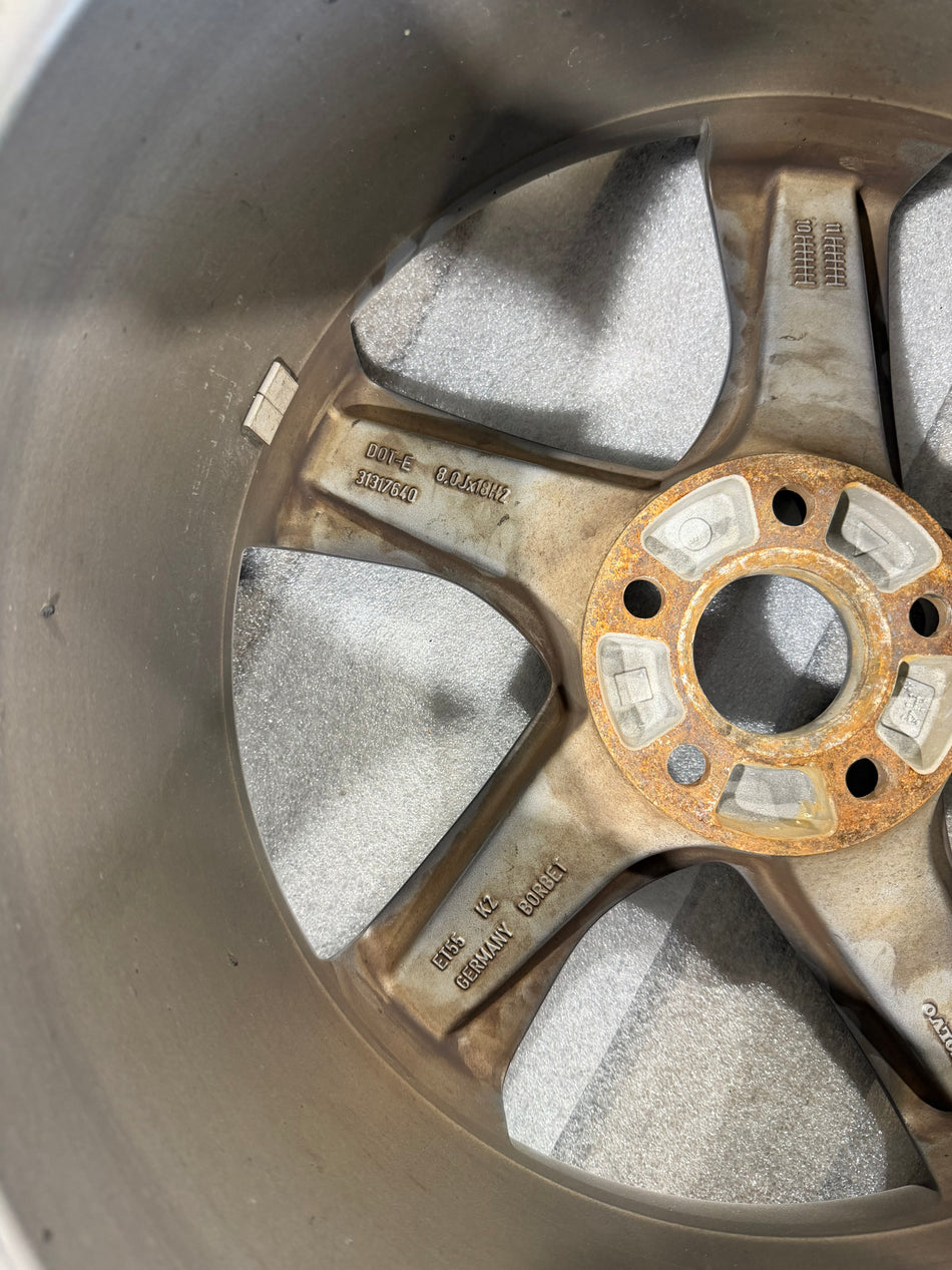 Volvo Original Ixion 8x18 ET55 31317640 Grey Diamond Cut