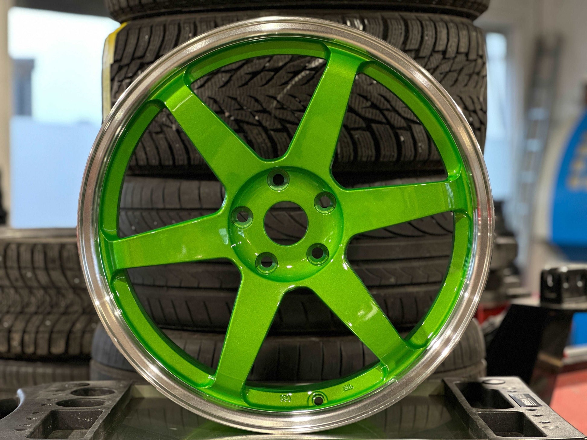 19" EX601 Green/Polished - 5x114.3