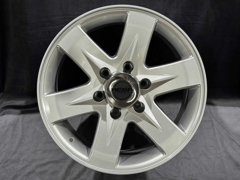 17" Mega Wheels Rockera Silver - 6x139.7