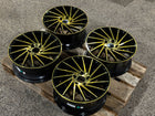 17" WZ WO55 Gold / Black - 5x114.3