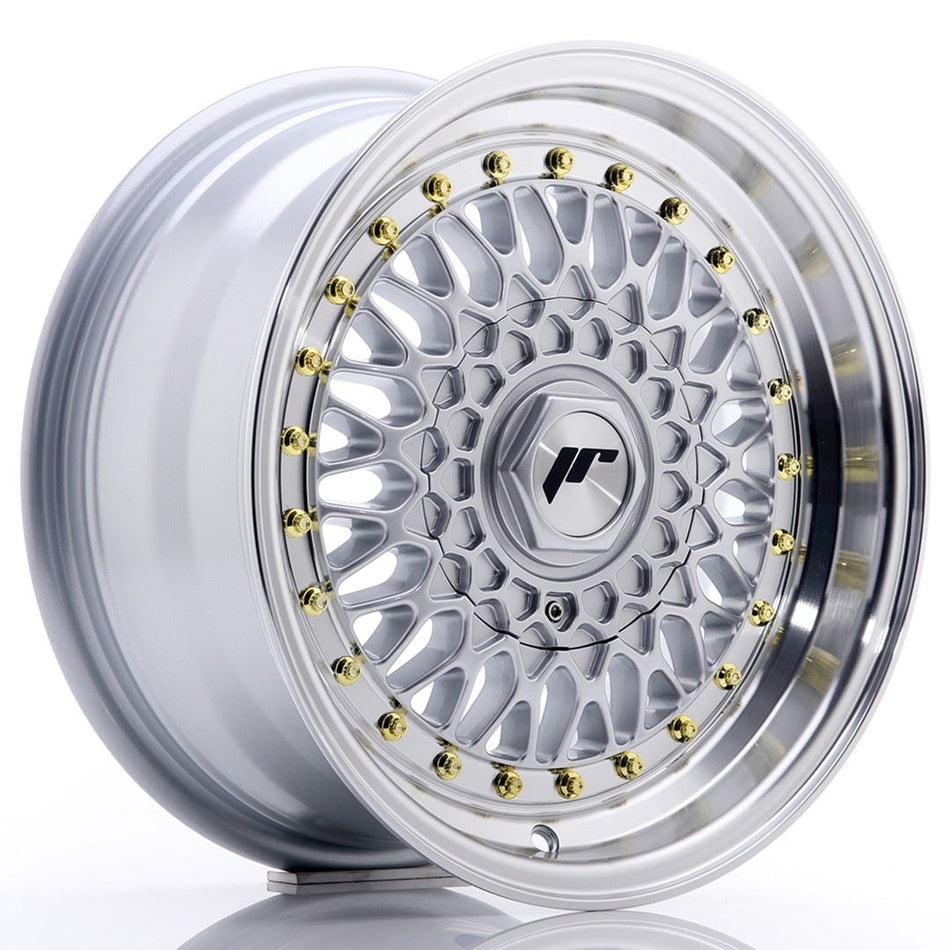 Japan Racing JR9 15x7 ET20 BLANK Silver/Machined Lip