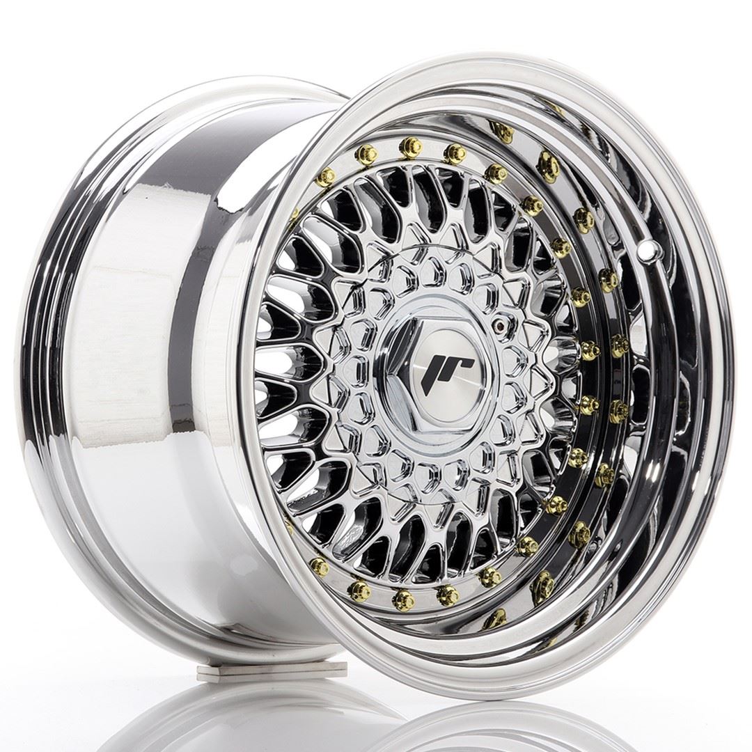 Japan Racing JR9 15x9 ET10 4x100/4x108 Chrome