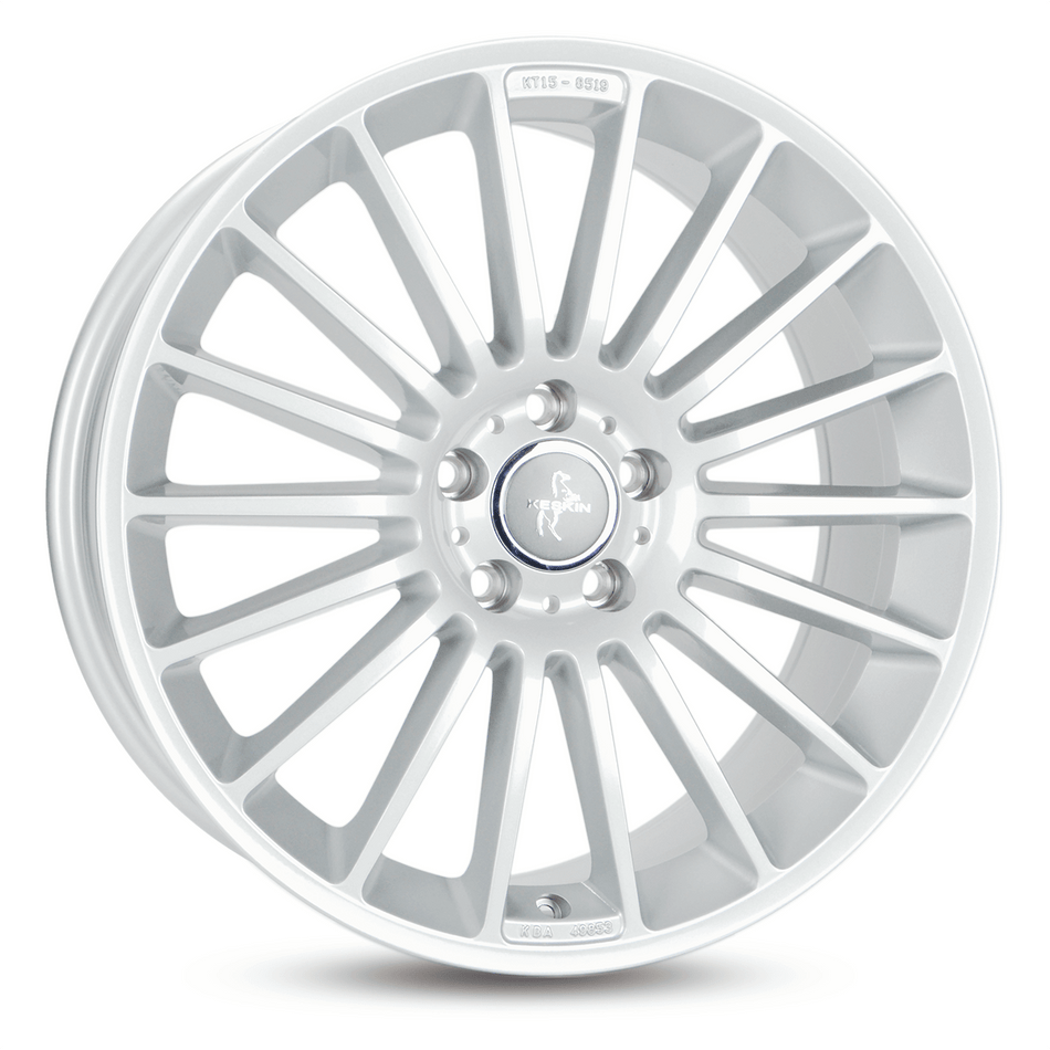 KESKIN WHEELS KT15 7.0x17 ET35 5x120 CB72.6 SILVER PAINTED