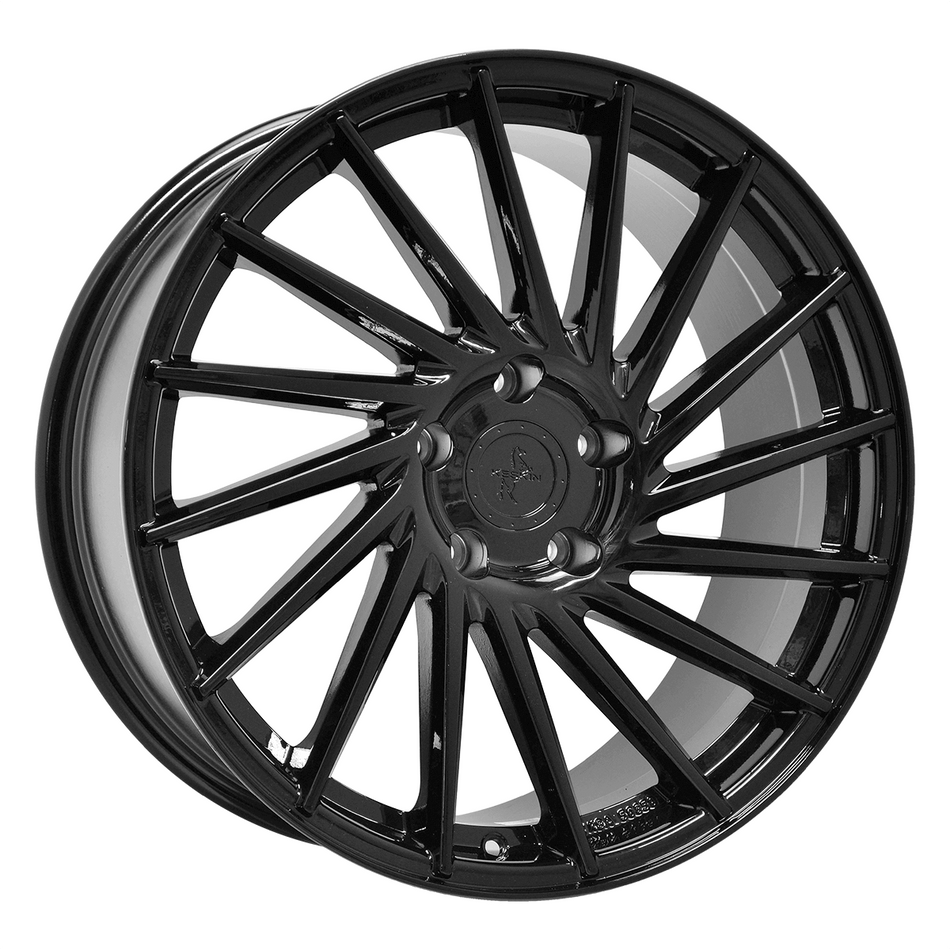 KESKIN WHEELS KT17 8.0x18 ET45 5x112 CB72.6 BLACK PAINTED