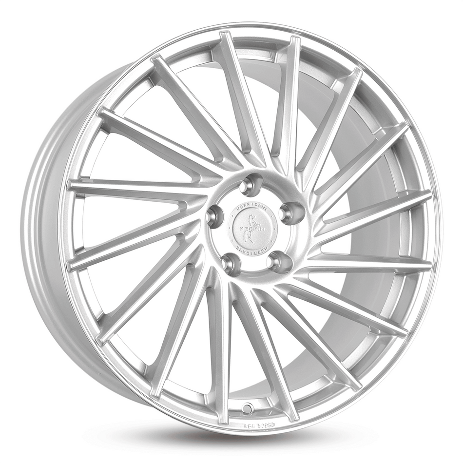 KESKIN WHEELS KT17 10.0x22 ET20 5x112 CB66.6 CRYSTAL SILVER