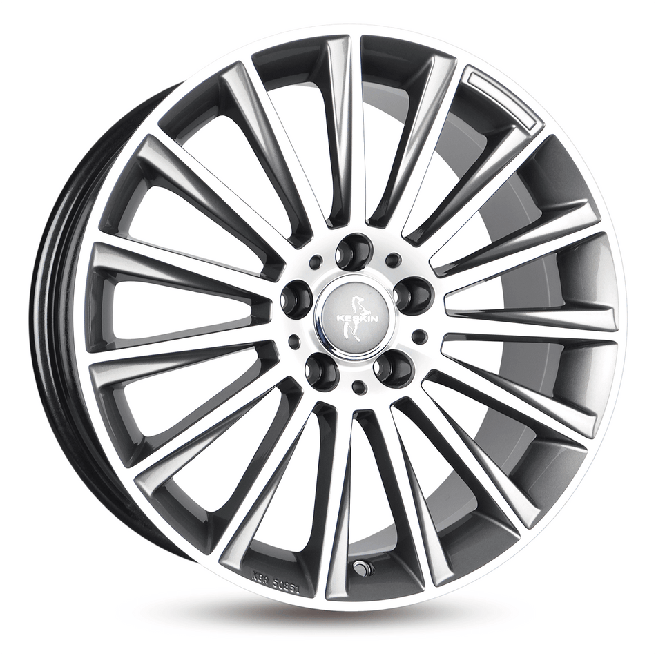KESKIN WHEELS KT18 8.0x18 ET45 5x112 CB72.6 PALLADIUM FRONT POLISH