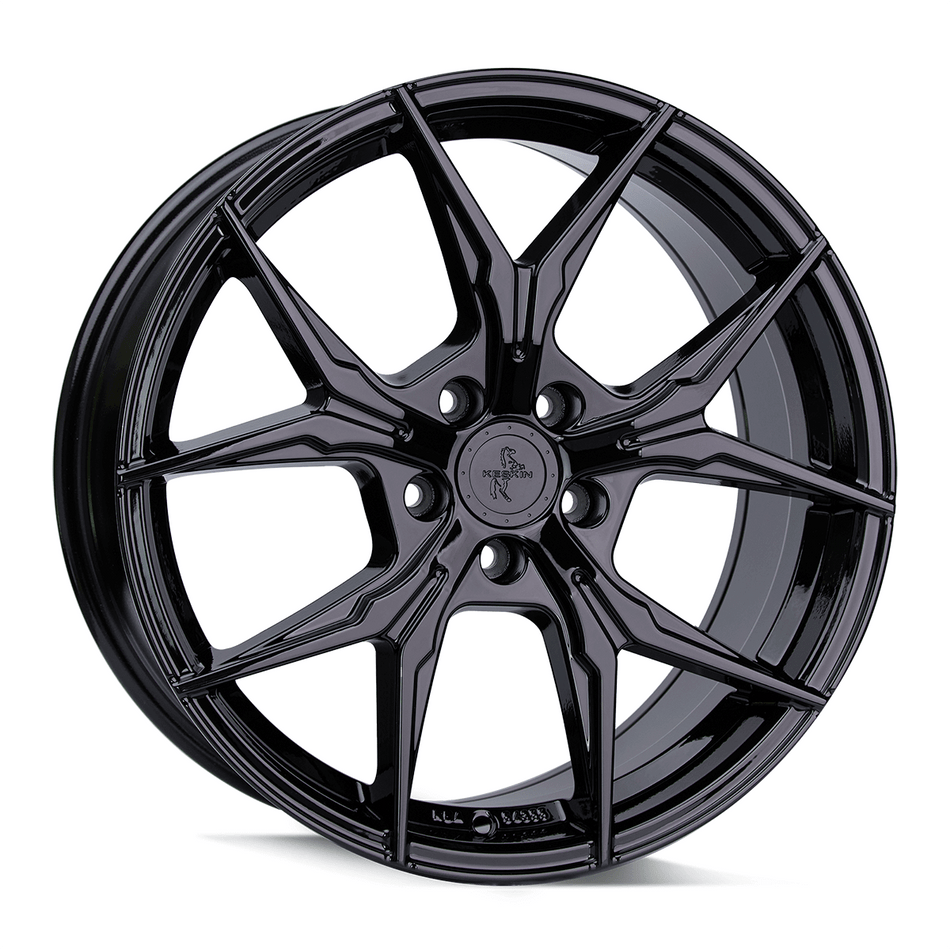 KESKIN WHEELS KT19N 8.5x19 ET30 5x112 CB72.6 BLACK PAINTED