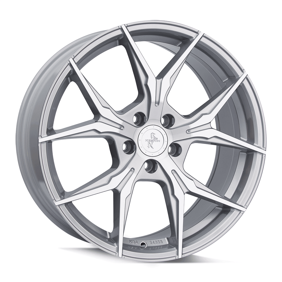 KESKIN WHEELS KT19N 8.5x19 ET45 5x112 CB72.6 SILVER FRONT POLISH