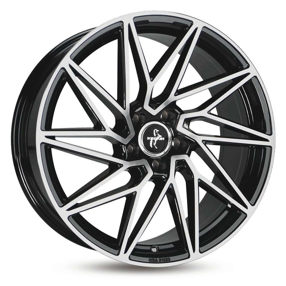 KESKIN WHEELS KT20 8.5x20 ET30 5x112 CB72.6 BLACK FRONT POLISH
