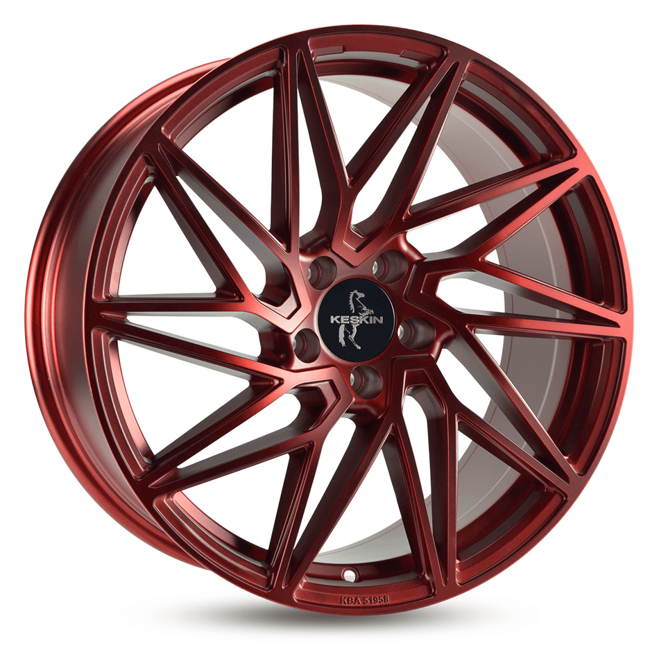 KESKIN WHEELS KT20 8.5x19 ET30 5x112 CB72.6 CANDY RED