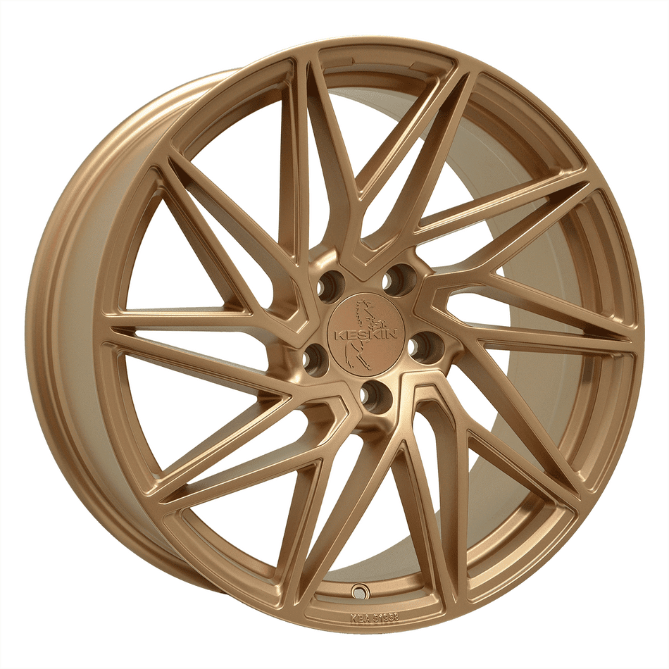 KESKIN WHEELS KT20 8.5x19 ET30 5x112 CB72.6 ROSE GOLD