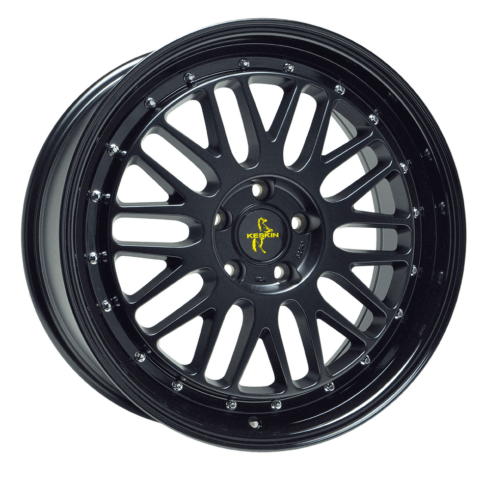 KESKIN WHEELS KT22 8.0x18 ET45 5x108 CB72.6 MATT BLACK PAINTED