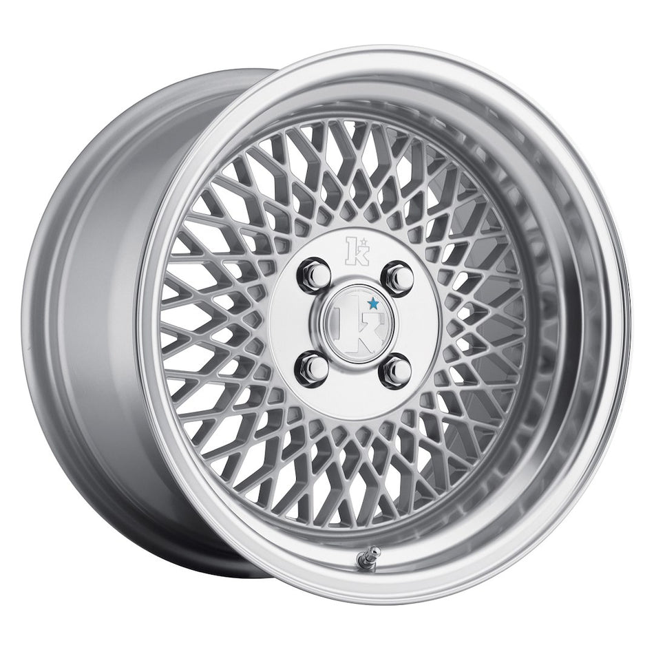 Klutch SL1 16x8 ET15 BLANK Silver w/ Machined Lip
