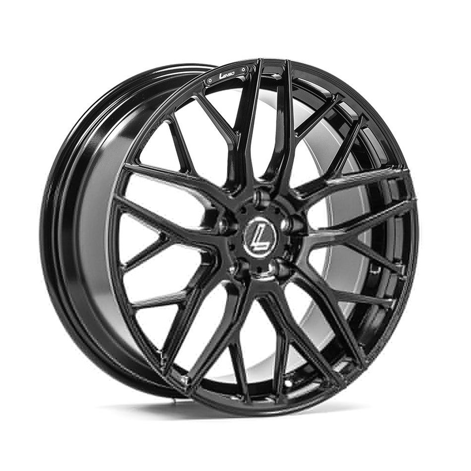 LENSO CQA 8.5x19 ET42 5x108 CB72.6 GLOSS BLACK