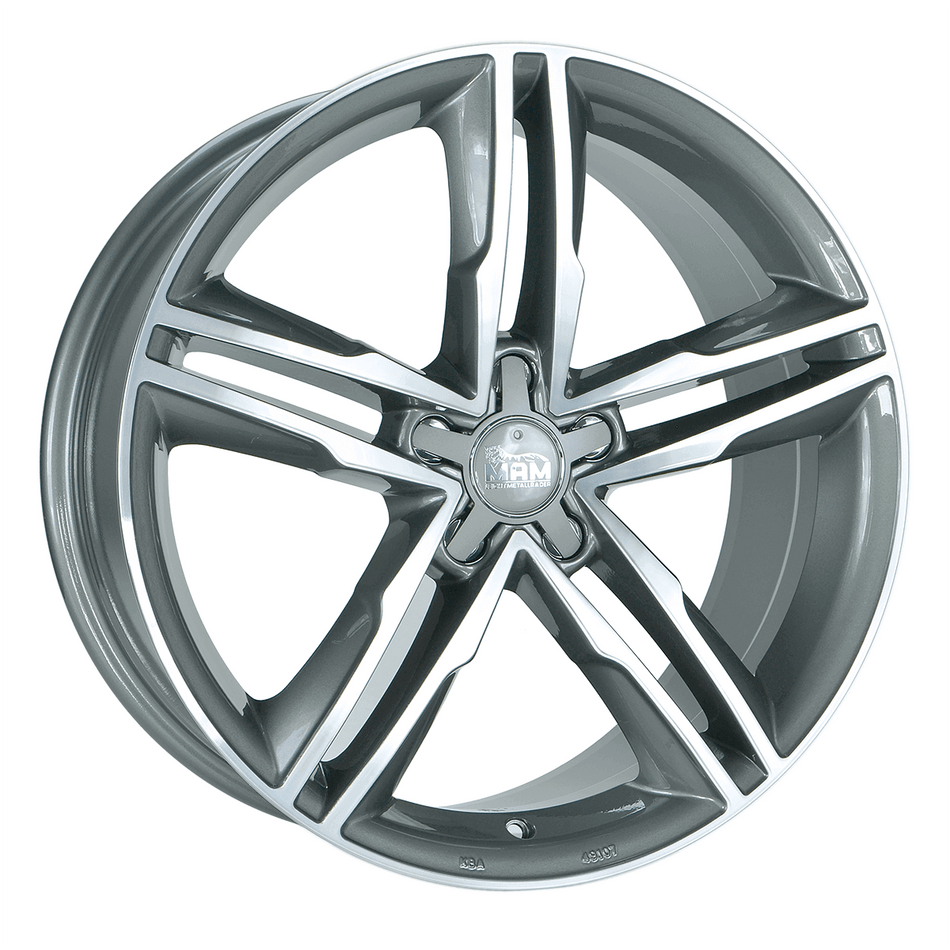 MAM WHEELS A1 8.0x19 ET30 5x112 CB66.5 PALLADIUM FRONT POLISH