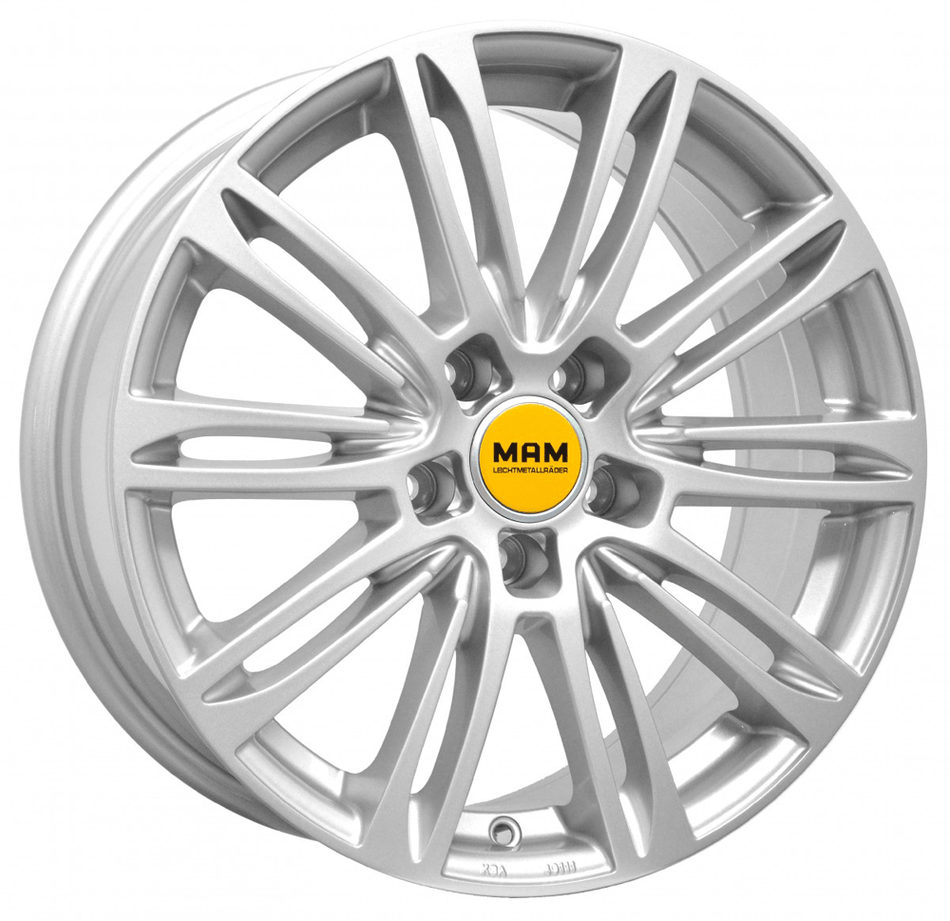 MAM WHEELS A4 8.0x19 ET30 5x112 CB66.6 SILVER PAINTED