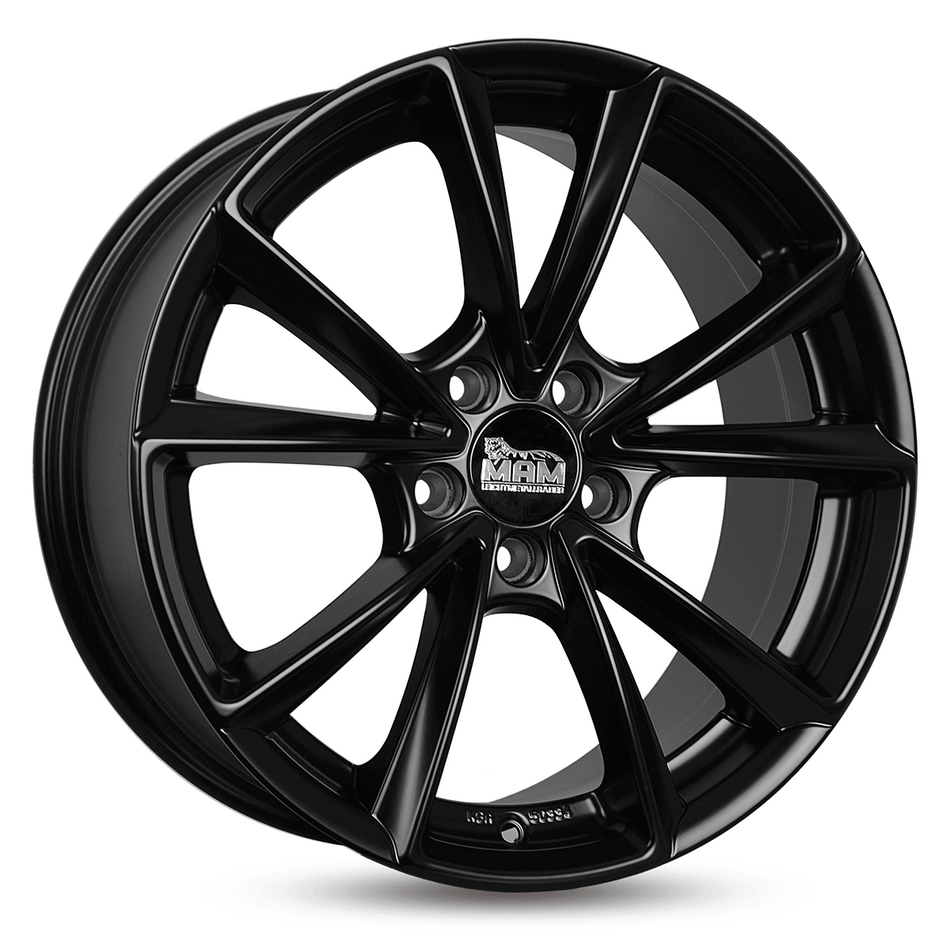 MAM WHEELS A5 8.0x18 ET45 5x112 CB66.6 MATT BLACK PAINTED