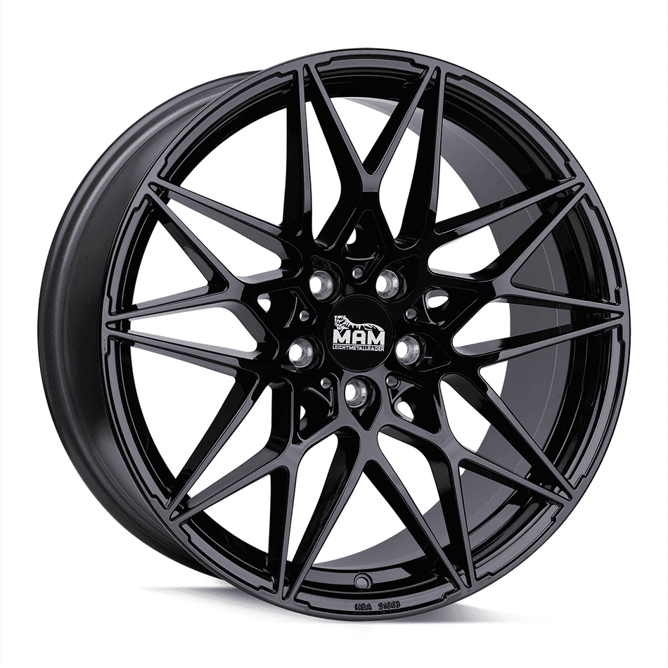MAM WHEELS B2 8.0x18 ET45 5x112 CB72.6 BLACK PAINTED