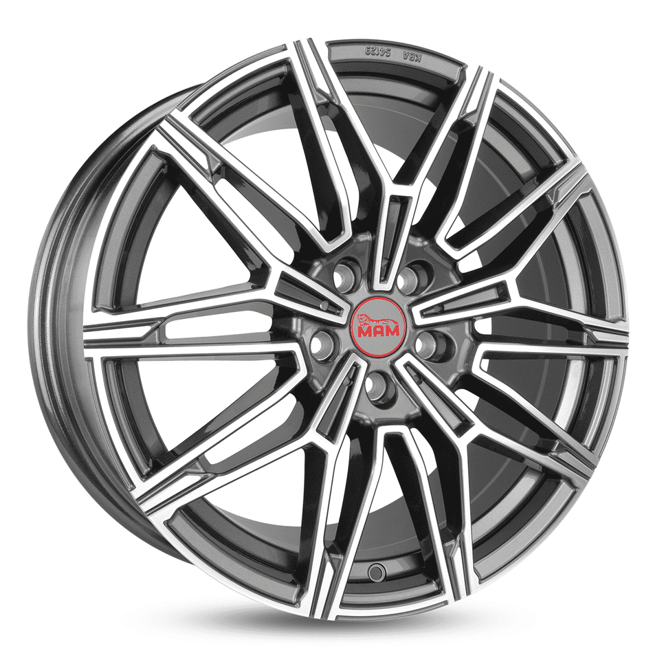 MAM WHEELS B3 8.5x19 ET45 5x112 CB66.65 PALLADIUM FRONT POLISH