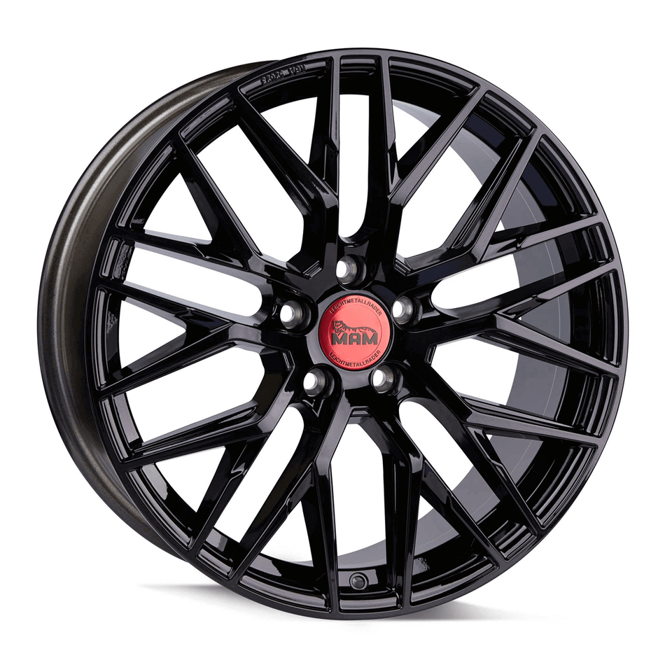 MAM WHEELS RS4 8.5x20 ET45 5x114.3 CB72.6 BLACK PAINTED