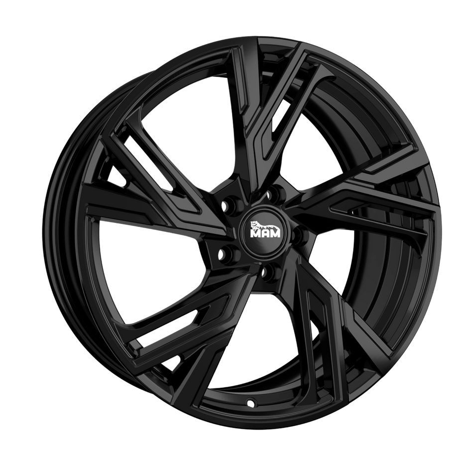 MAM WHEELS RS5 7.0x16 ET35 5x120 CB72.6 BLACK PAINTED