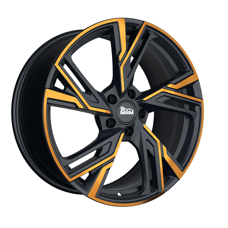 MAM WHEELS RS5 8.0x18 ET35 5x120 CB72.6 MATT BLACK FRONT COPPER