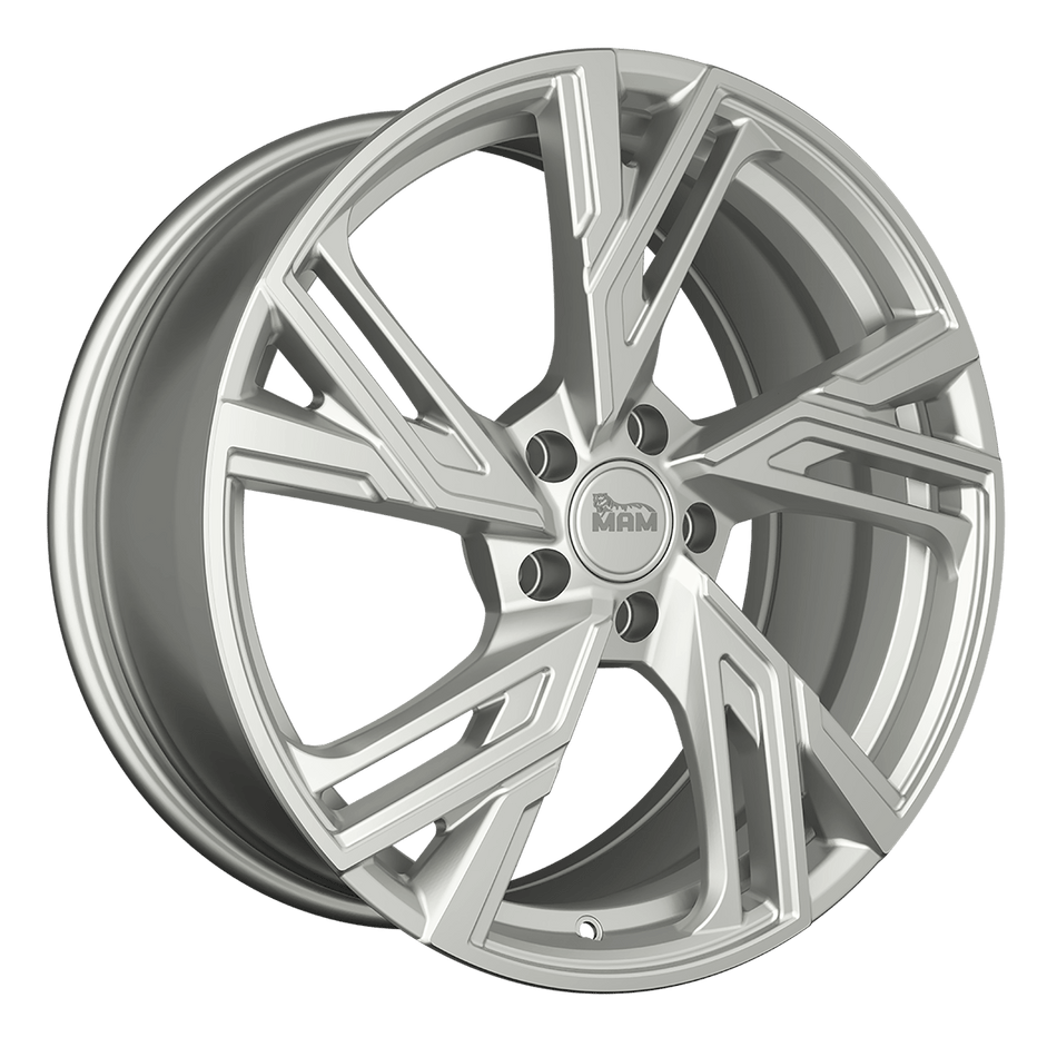 MAM WHEELS RS5 7.5x17 ET44 5x108 CB65.1 SILVER PAINTED