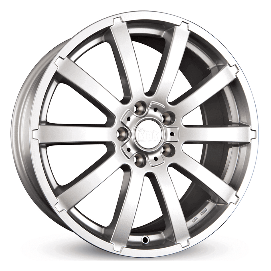 MAM WHEELS W3 8.0x18 ET40 5x105 CB56.6 SILVER PAINTED