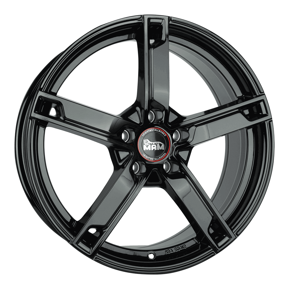 MAM WHEELS W4 6.5x16 ET38 5x108 CB72.6 BLACK PAINTED