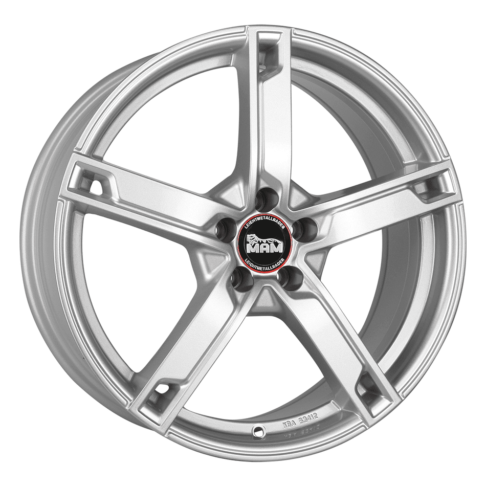 MAM WHEELS W4 7.5x18 ET45 5x114.3 CB72.6 SILVER PAINTED