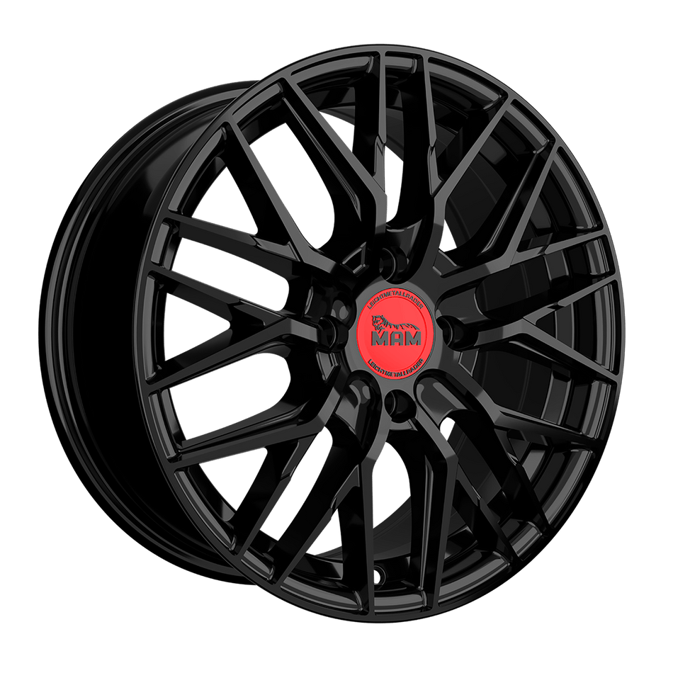 MAM WHEELS RS4 6.0x15 ET38 4x108 CB63.4 BLACK PAINTED