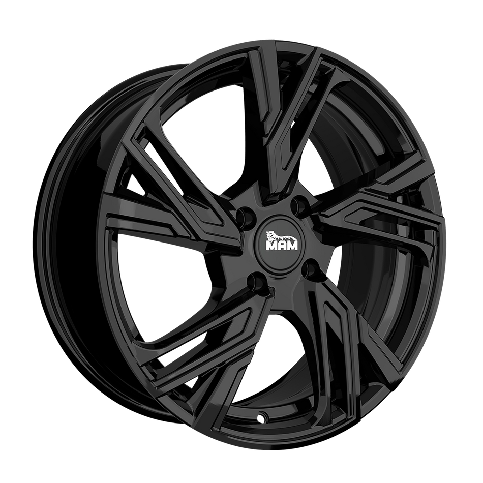 MAM WHEELS RS5 6.5x16 ET37 4x108 CB63.4 BLACK PAINTED