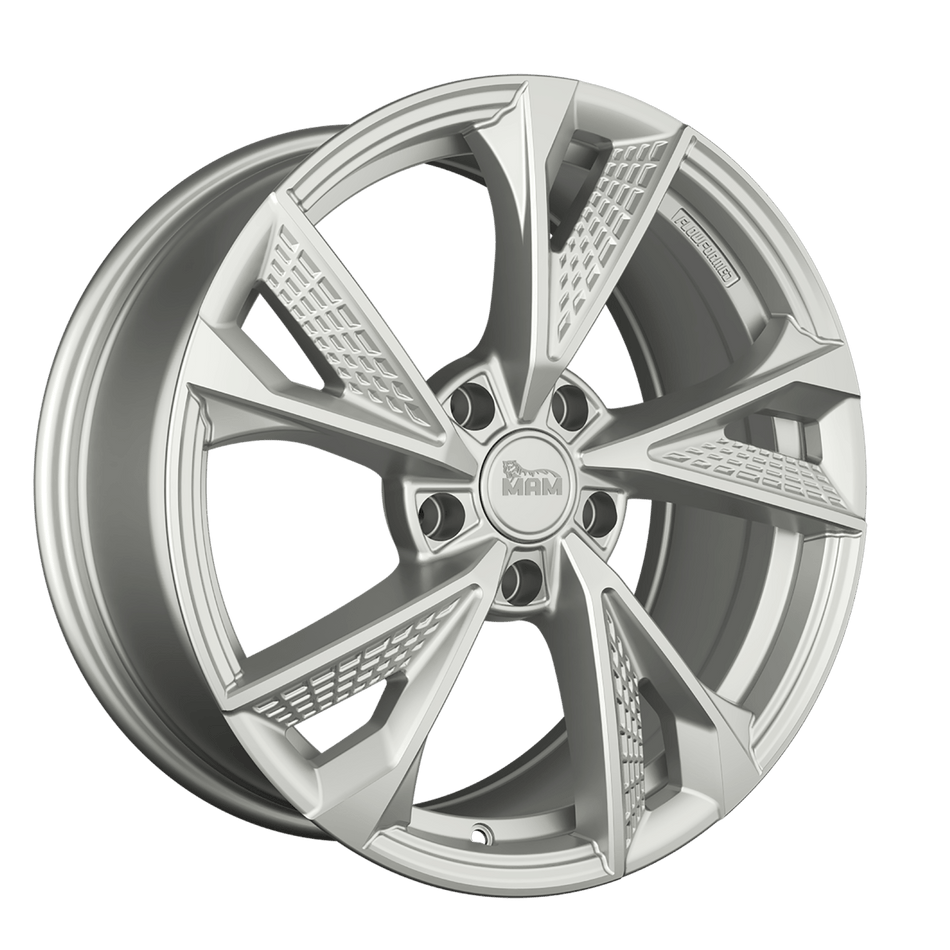 MAM WHEELS RS6 8.5x19 ET40 5x114.3 CB72.6 SILVER PAINTED