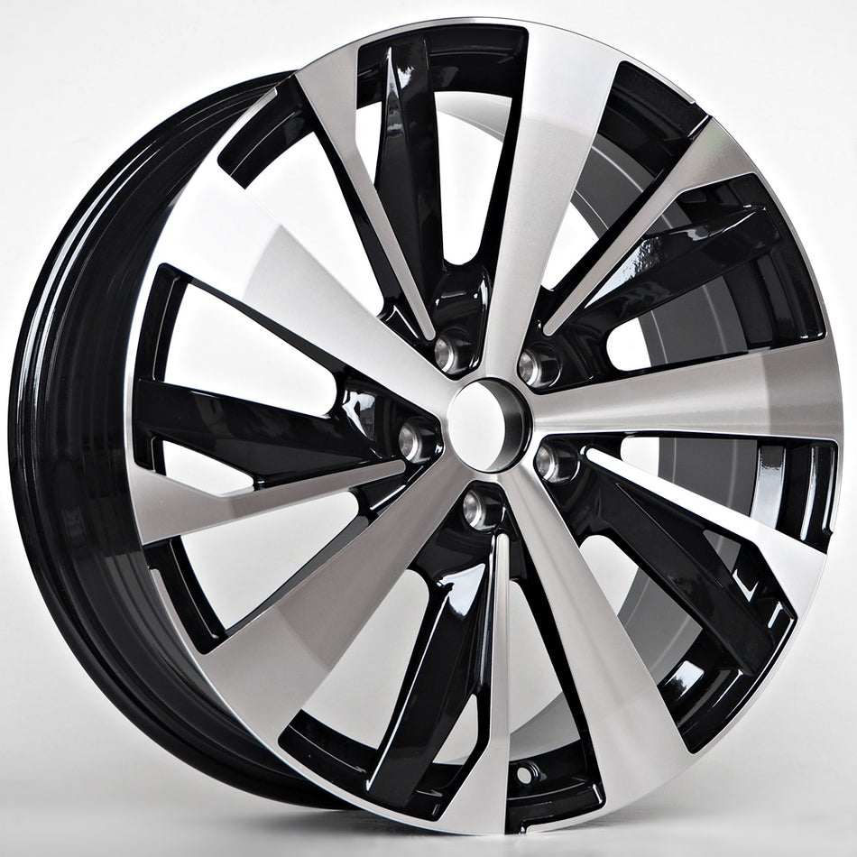 Ratlankis Contra 7,5X19 5X108 ET40 65,1 BLACK/POLISHED FACE
