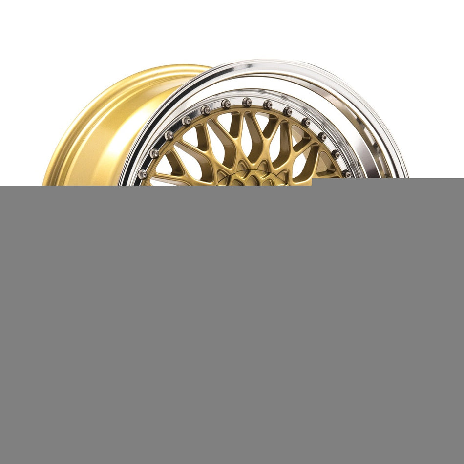 LENSO BSX 7.5x17 ET22 5x118 CB72.6 GLOSS GOLD & POLISHED