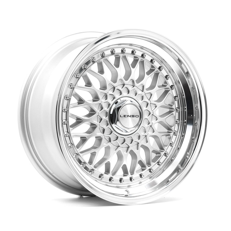 LENSO BSX 7.5x17 ET26 5x120 CB72.6 GLOSS SILVER & POLISHED